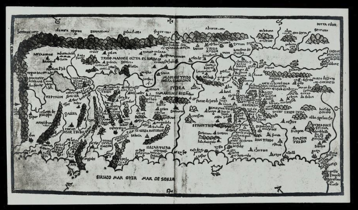 Palestina di Petrus Coppus (XVI sec.)